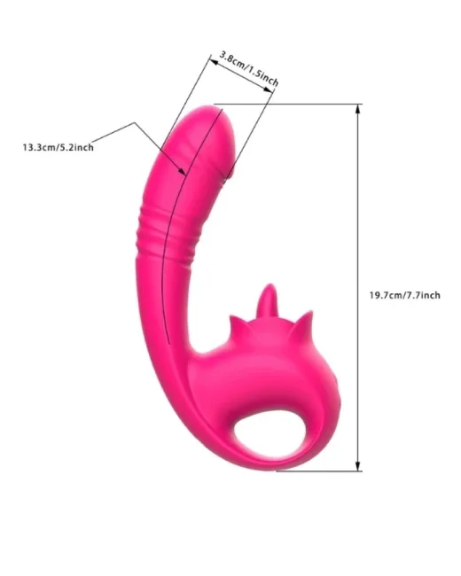 Şarjlı Titreşimli Halka Vibratör – Penis Halkası, Çok Modlu & Ergonomik – Silikon alternatif görünüm