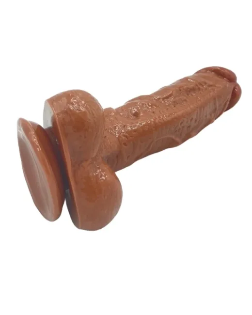 Kahverengi 27 cm Realistik Dildo – Medikal Silikon