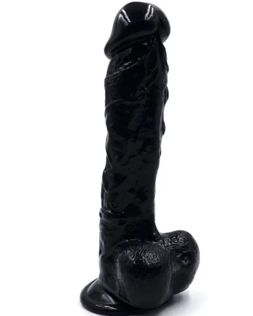 23 cm Siyah Dildo – Medikal Silikon alternatif görünüm