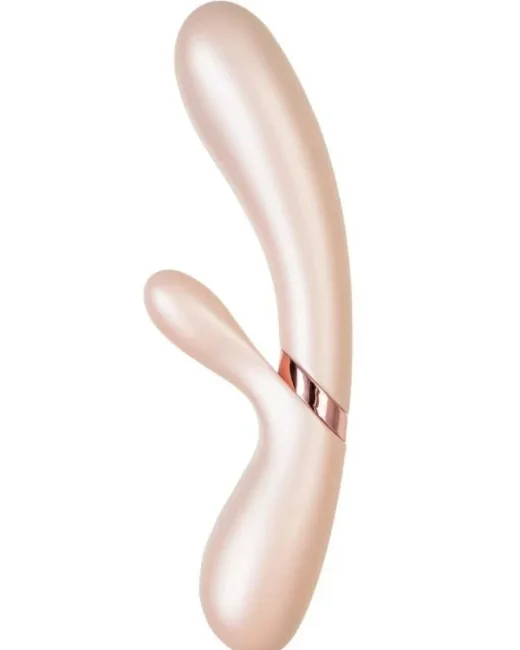 Satisfyer Hot Lover Silver Telefon Kontrollü ve Isıtma Özellikli Vibratör – Silikon, Şarjlı
