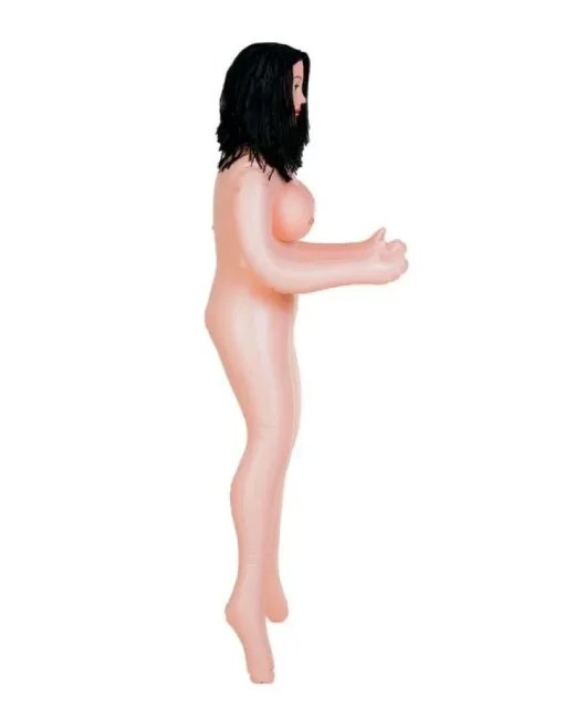 Kaylee Gerçekçi Kafalı Şişme Bebek, esmer