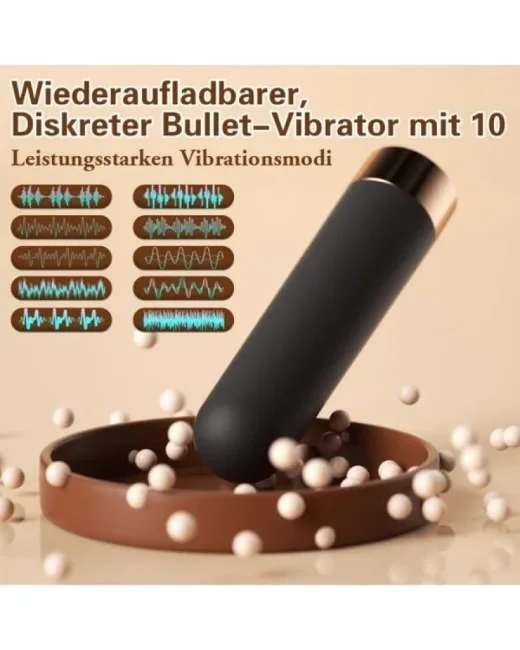 Şarjlı 10 Modlu Suya Dayanıklı Vibratör alternatif görünüm