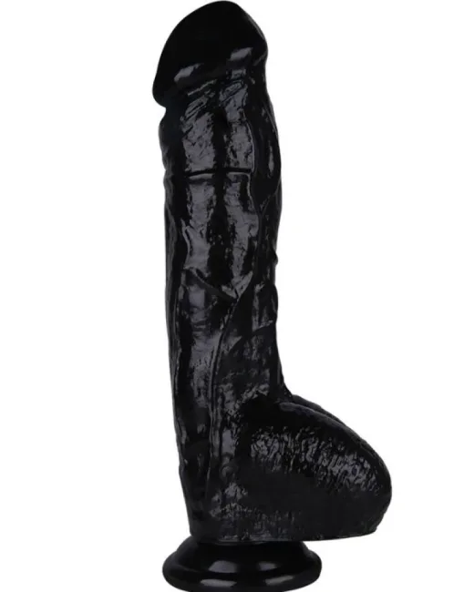 26,5 cm Siyah Dildo – Medikal Silikon