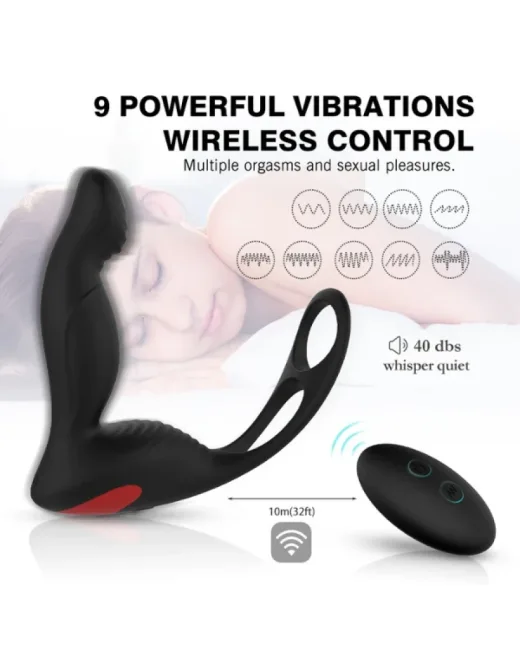 S-Hande Lenker Prostat Kumandalı Vibratör – Silikon
