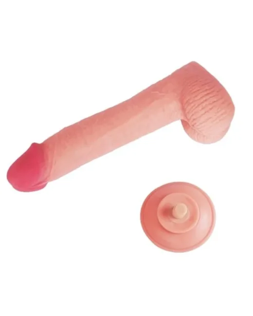 Ultra Gerçekçi 24 cm Kıkırdaklı Dildo – Hissedilir Damarlı