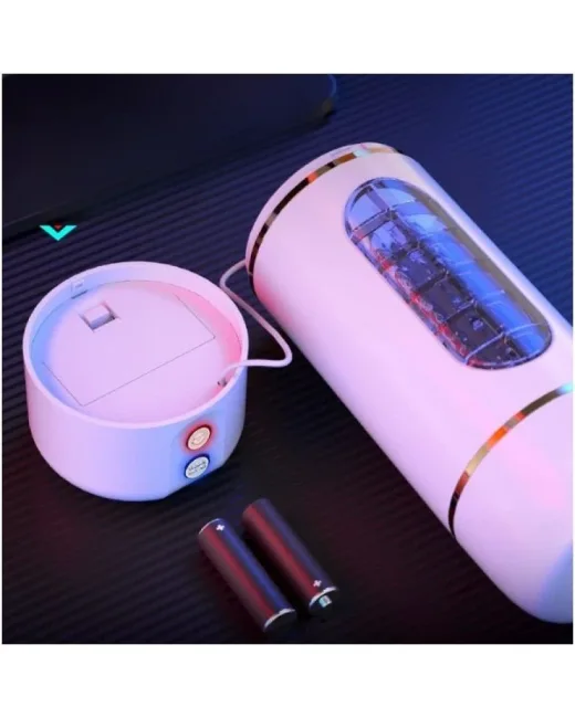 10 Mod Titreşimli Sesli Akıllı Mastürbatör Pilli Beyaz – Şarjlı