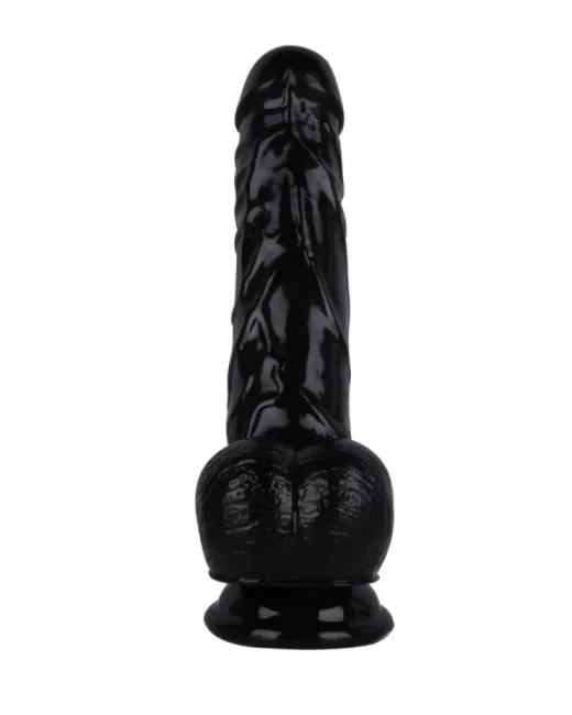21,5 cm Siyah Dildo – Medikal Silikon
