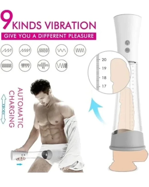 Cyber Penis Pompası ve Elektrikli Vajina Mastürbatörü