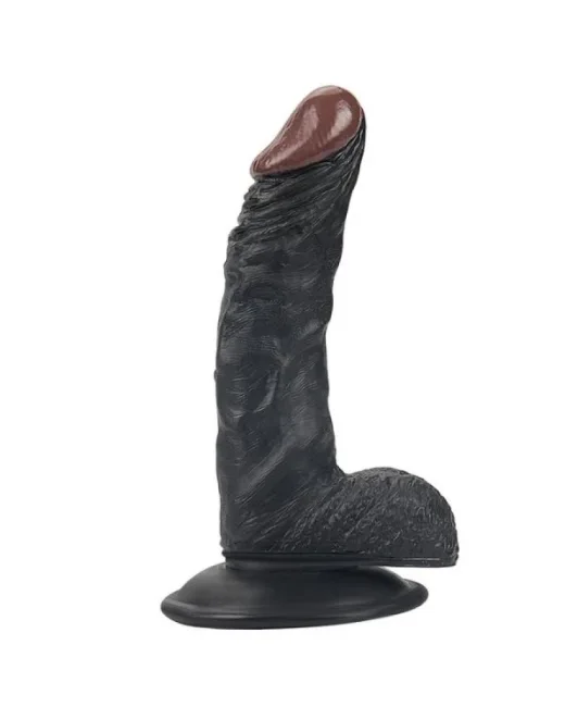 Realistik Koyu Ten Rengi Dildo 18 cm – Vantuzlu