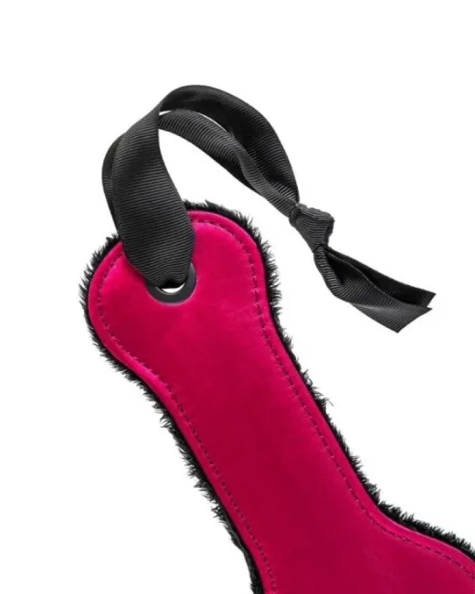 Anonymo BDSM Kırbaç 0009 Kadife Kadife Kırmızı 37 cm