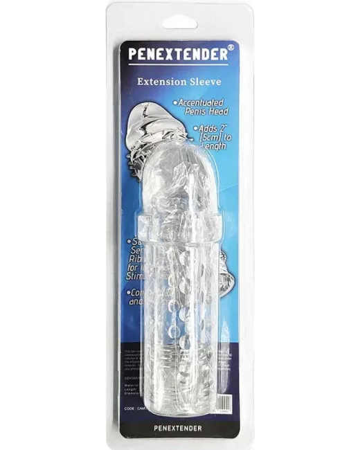 Penextender Tırtıklı Saydam Penis Kılıfı 16,3 cm