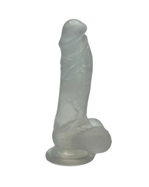 Beyaz Realistik Dildo – Medikal Silikon