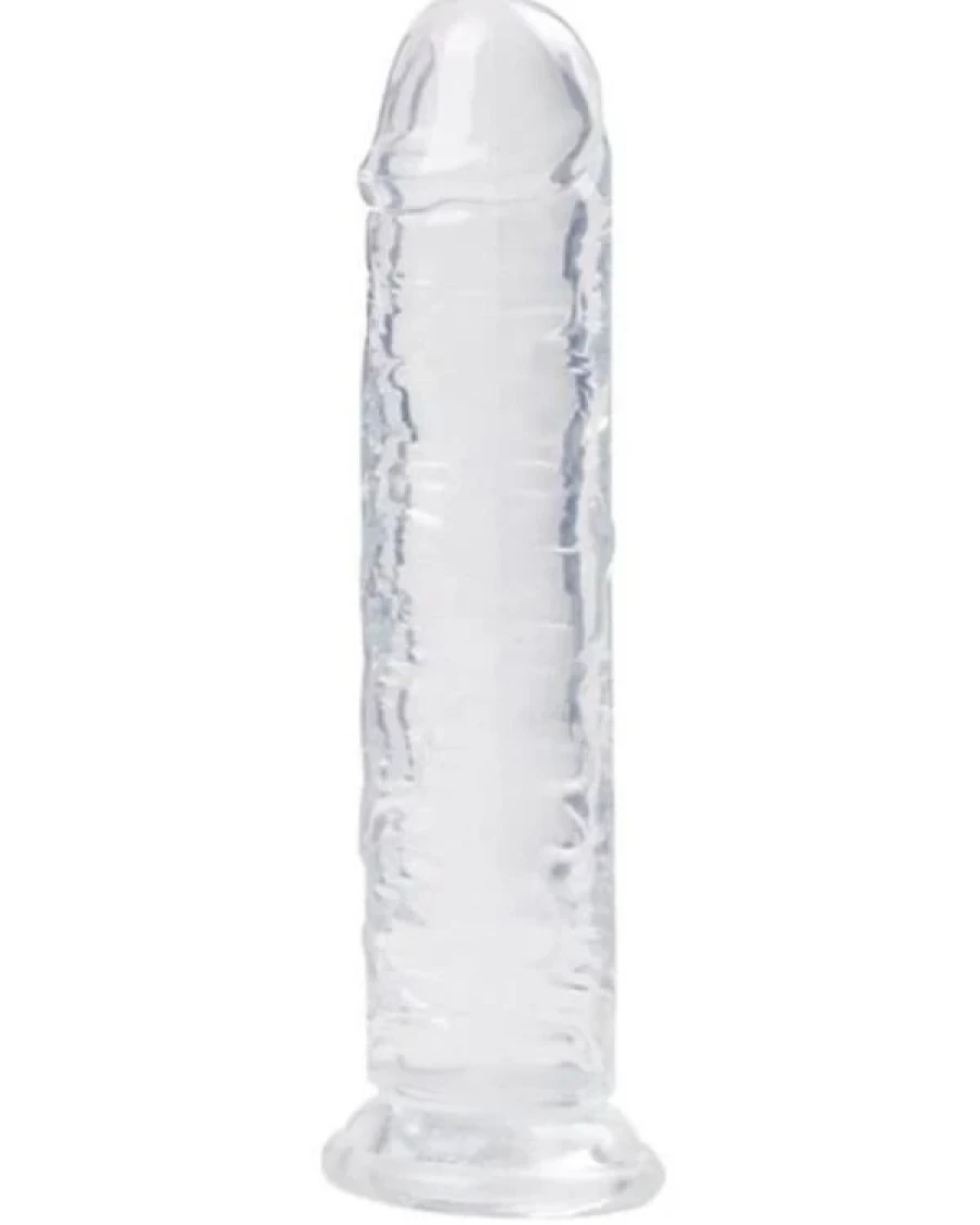 18 Cm Jel Dildo Şeffaf