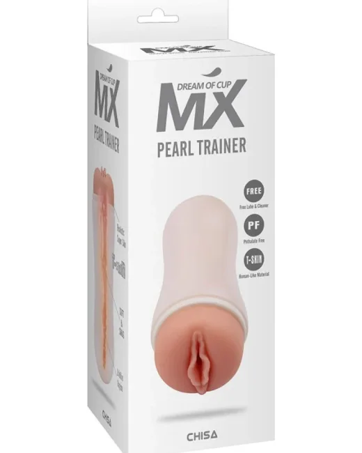 Pearl Trainer Gerçekçi Suni Vajina Mastürbatörü – Et Dokulu alternatif görünüm