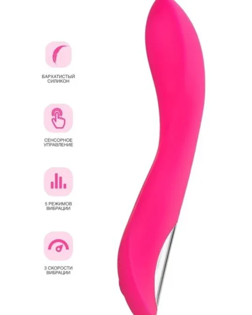 Jos Twig 20,5 cm Pembe Vibratör – Silikon, Şarjlı