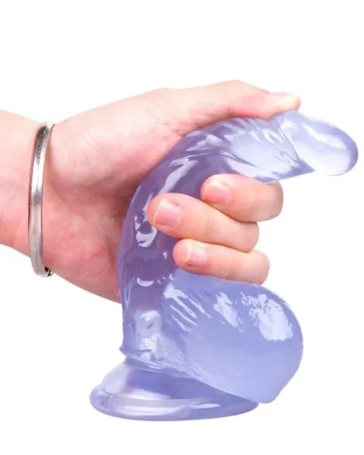 16,5 cm Mor Dildo – Medikal Silikon