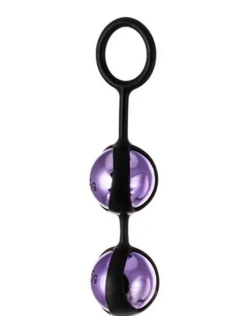 Vender Kegel Vajinal Topları ABS plastik Mor 14,6 cm alternatif görünüm