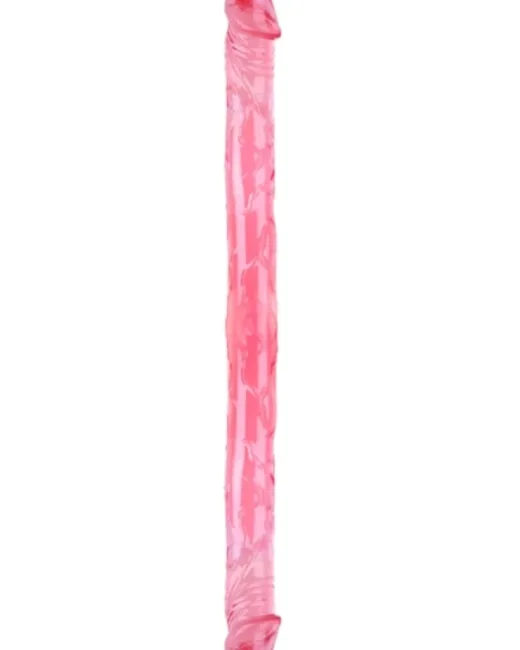 Çift Taraflı Esnek Dildo 34 cm – Gerçekçi Dokulu