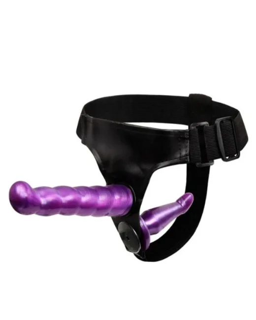 Çift Girişli Straplon Belden Bağlamalı Dildo alternatif görünüm