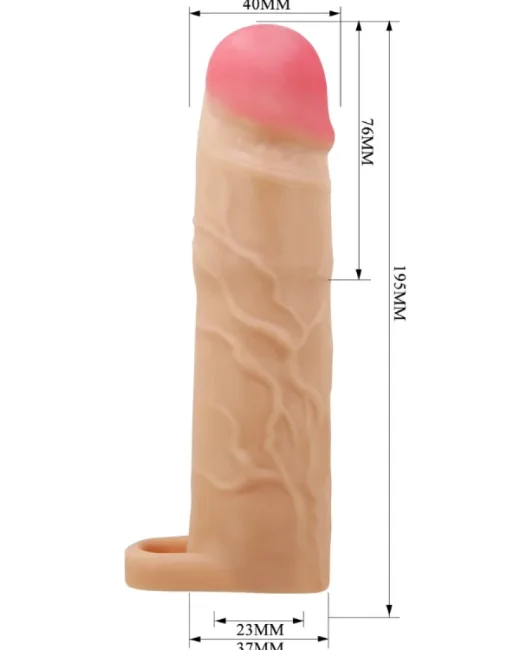 Gerd Gerçek Hissiyatlı Uzatıcı Penis Kılıfı – Hissedilir Damarlı alternatif görünüm