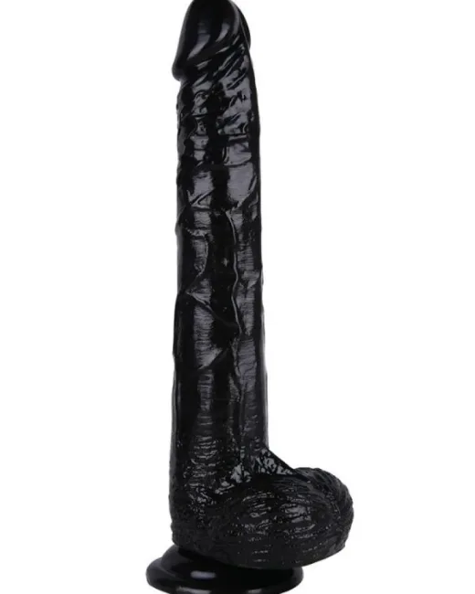 29,5 cm Siyah Dildo – Medikal Silikon