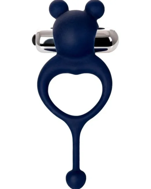Jos Mickey Kuyruklu ve Titreşimli Mavi Penis Halkası – Silikon alternatif görünüm