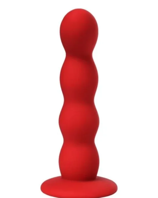 ToDo Favorite Anal Plug Silikon Kırmızı 13 cm 2,8 cm – Vantuzlu