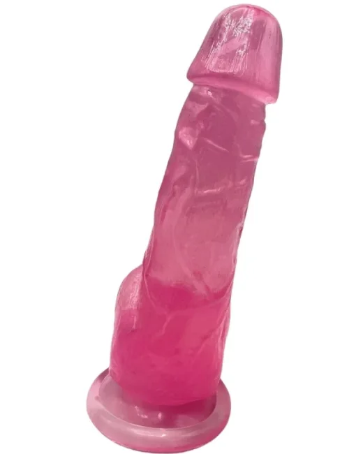 23 cm Pembe Realistik Dildo – Medikal Silikon alternatif görünüm