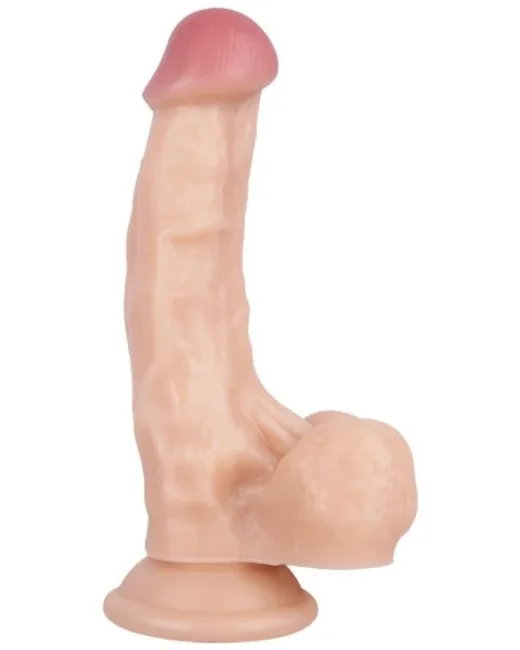 18 cm Realistik Dildo – Medikal Silikon – 3,5 cm Kalınlık