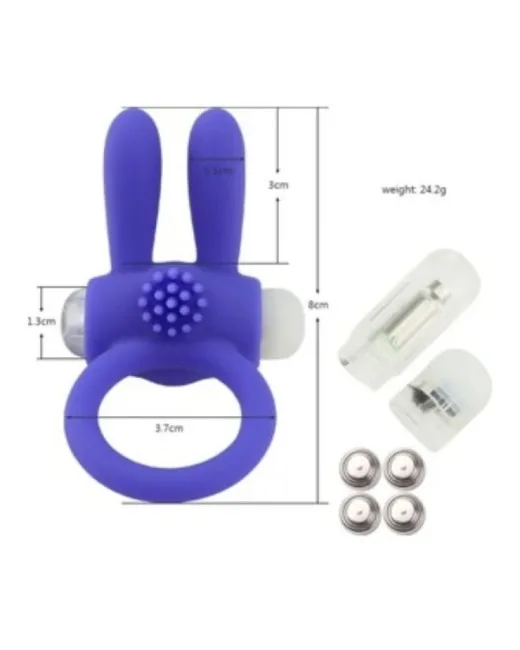 Mavi Tavşan Penis Halkası – Medikal Silikon alternatif görünüm