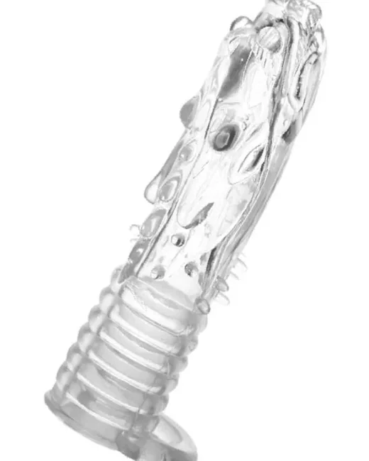 Dragon Testis Aparatlı Tırtıklı Penis Kılıfı – TPE