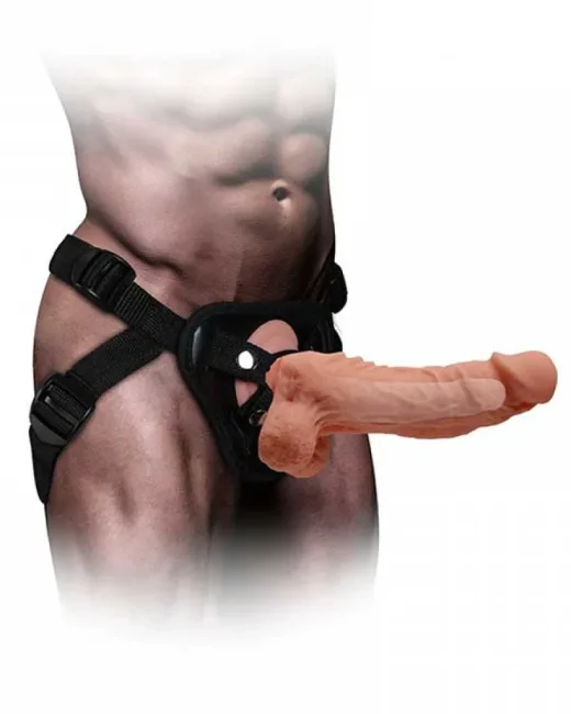 Mars İçi Boş Belden Bağlamalı 17,5 cm Penis Kılıfı – Et Dokulu, Hissedilir Damarlı
