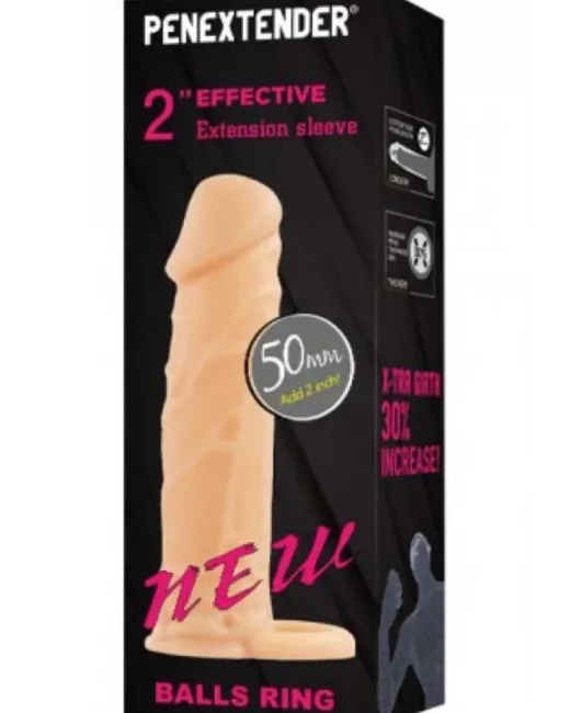 Penextender Balls Ring Testis Halkalı Penis Kılıfı – Et Dokulu, Hissedilir Damarlı alternatif görünüm