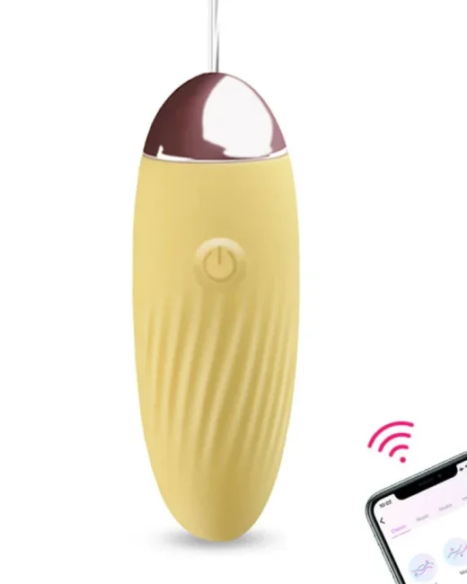AppToyz Egg Akıllı Telefon Uyumlu Vibratör – Silikon, Şarjlı