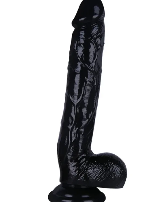 28 cm Siyah Dildo – Medikal Silikon