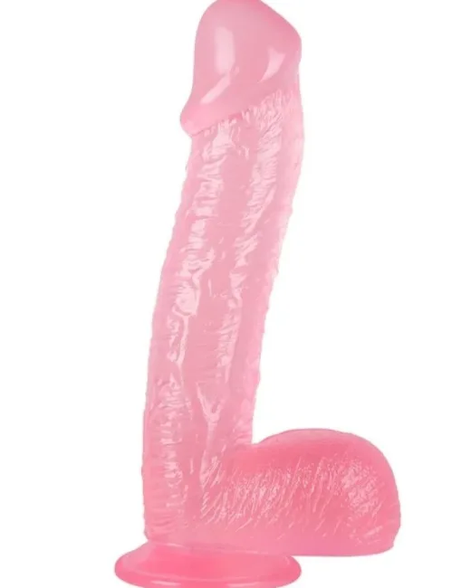 34 cm Pembe Dildo – Medikal Silikon