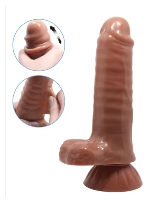 Beautiful Baile 7,3 inç 18,5 cm Realistik Dildo – Tasarım 02 alternatif görünüm
