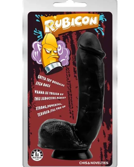 Rubicon Gerçekçi Dildo – 22 cm Koyu Ten Rengi – Hissedilir Damarlı, Vantuzlu alternatif görünüm