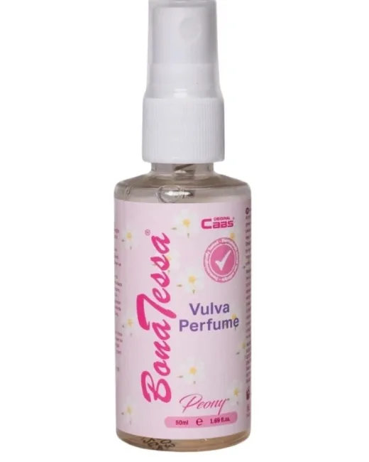 BonaTessa – Peony Kadınlara özel, Alkolsüz, Dış Genital Bölge (Vulva) Parfümü – Beyaz