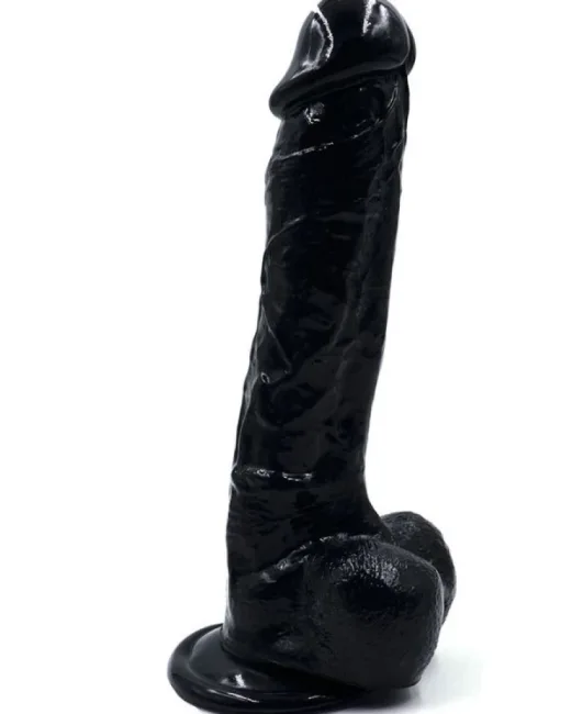 23 cm Siyah Dildo – Medikal Silikon