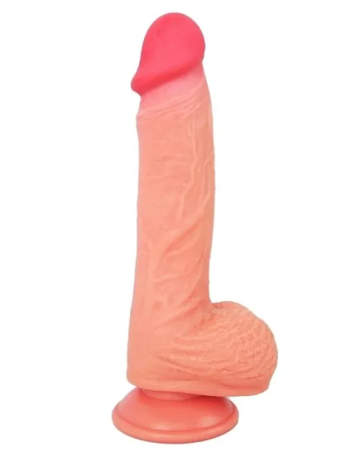 Ultra Gerçekçi 20 cm Kıkırdaklı Dildo – Hissedilir Damarlı