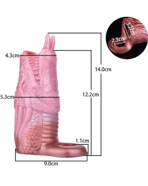 Yaratık Şeklinde Penis Kılıfı – Tasarım 03 alternatif görünüm