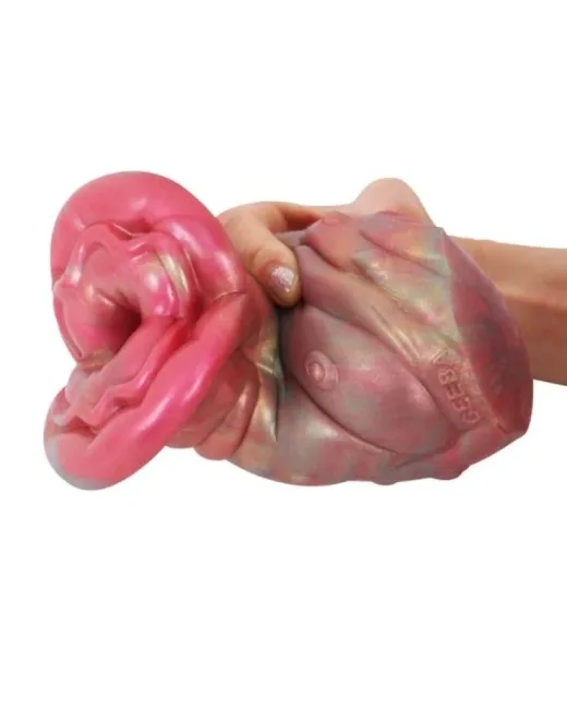 Yaratık Şeklinde Vajina Mastürbatörü – Sıvı Silikon – Tasarım 04