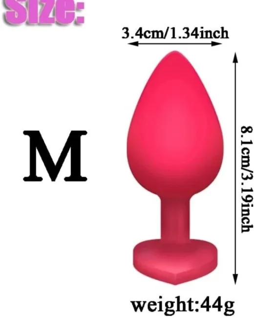 Kırmızı Kalpli Anal Set