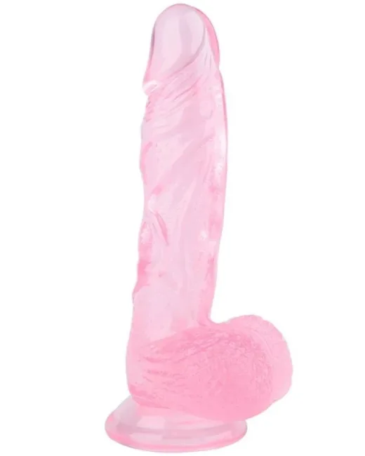 22,5 cm Pembe Dildo – Medikal Silikon