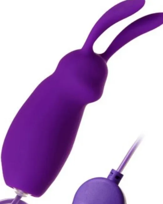 Bunny Mini Vibratör Mor – Silikon