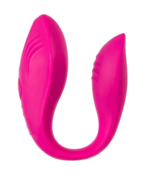 Cobrum Çiftler İçin Vibratör Silikon Pembe 9,6 cm – Şarjlı, Kumandalı alternatif görünüm