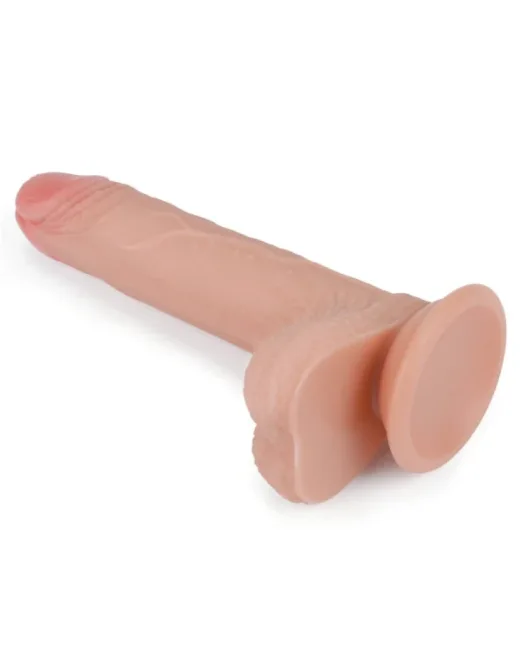 7 i̇nç Dual layered Platinum Silikon Cock Dildo – Hissedilir Damarlı, Şarjlı alternatif görünüm