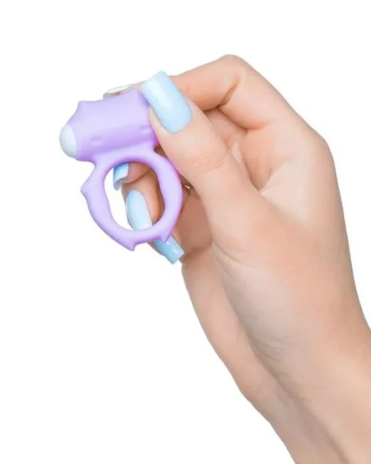 Zort Titreşimli Penis Halkası silikon mor 2 cm