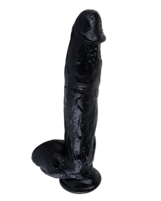 32 cm Siyah Dildo – Medikal Silikon – 5,8 cm Kalınlık